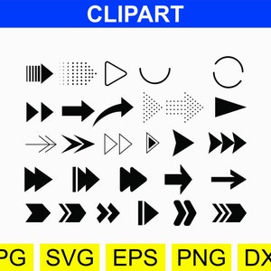 Pijlen SVG bundel, pijlen SVG, pijl tekenen Svg bundel, pijl-rechts SVG, pijl-links SVG, handgetekende hart SVG, gesneden bestanden Cricut, silhouet