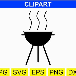 barbecue grill svg. Grill svg. Barbecue svg. Clipart barbecue grill. Eps Svg Dxf Pdf files
