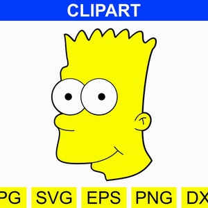Bart Simpson svg - Bart Simpson png - Bart - Simpsons - Cricut file - Digital download - Simpsons Cricut file - Cut files - Multilayer file