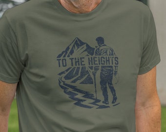 To the Heights! Blessed Pier Giorgio Frassati T-Shirt, Men&#39;s Catholic T-Shirt, Cool Catholic Tee, Catholic Gift for Him