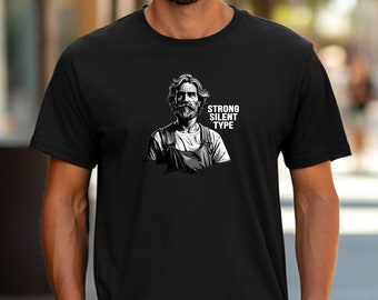 Strong Silent Type: St. Joseph Catholic Mens Tshirt, Catholic Shirt, Catholic Tee, Catholic Gift, Catholic Dad Shirt, Catholic Mens Gift