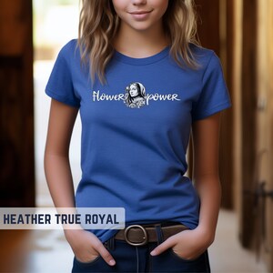 Flower Power St. Thérèse of Lisieux Catholic TShirt, Catholic Saint Shirt, Catholic Girls Tshirt, Catholic Shirt, Catholic Girls Tee