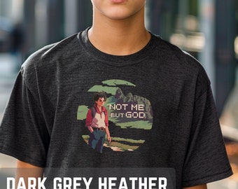Saint Carlo Acutis Men's T-Shirt: "Not Me But God."