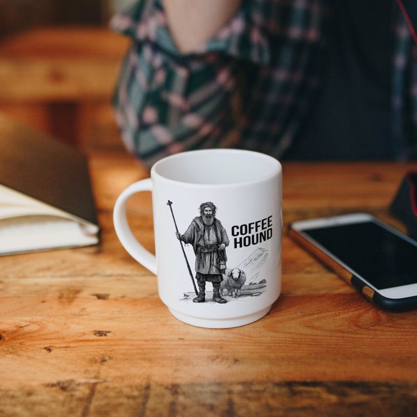 Coffee Hound: St. Drogo Mug, Catholic Saint Mug, Catholic Gift Idea, Gift Mug for Him, Catholic Gift, Saint Mug, Catholic Mug, Dad Mug