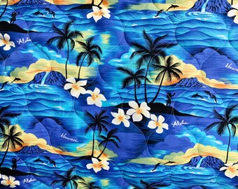 Ninthisle Original Made in Hawaii Quilted Fabric Sunset All Over - 56" Wide