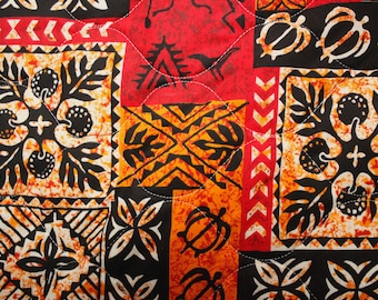 NinthIsle Original Made in Hawaii Poly Tapa Quilted Fabric - 56" Wide