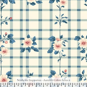 Print in Hawaii, Autumn Colors Cotton Fabric by the Yard - NinthIsle Inspiration Exclusive Elegant Art Bulk Order Available