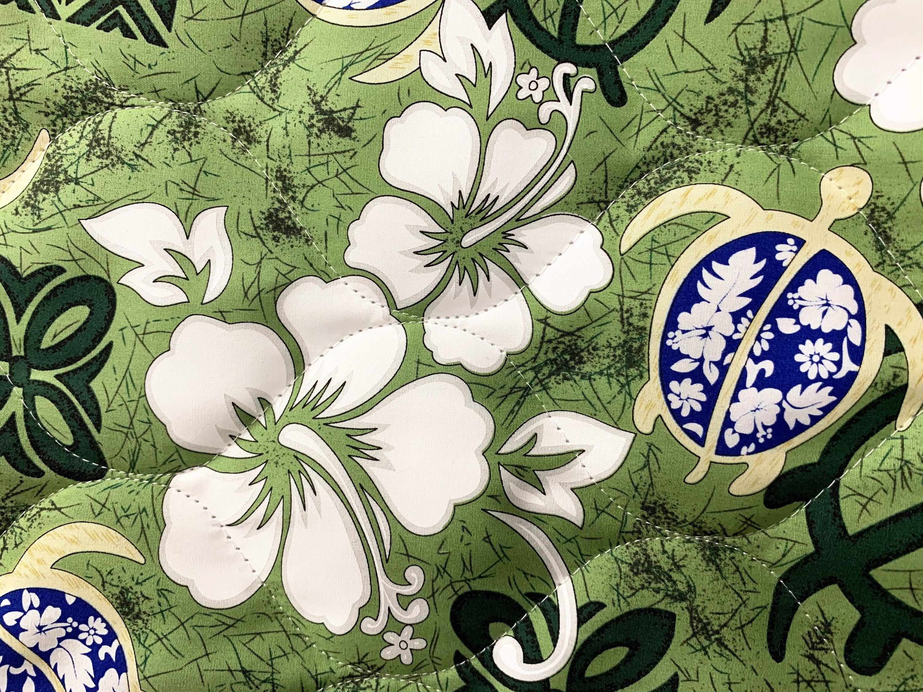 Ninthisle Original Made in Hawaii Quilted Fabric Aloha Honu - 56
