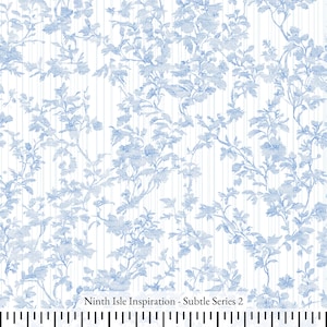 Print in Hawaii, Subtle Cotton Fabric by the Yard - NinthIsle Inspiration Exclusive Elegant Art Bulk Order Available
