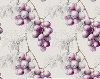 Print in Hawaii Fabric, Kyoho Cotton Poplin Fabric by the Yard