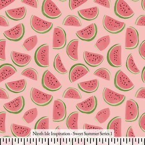 Sweet Summer Rayon Fabric by the Yard - NinthIsle Inspiration Exclusive Elegant Art Bulk Order Available