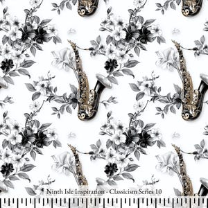 Print in Hawaii, Classicism Cotton Fabric by the Yard - NinthIsle Inspiration Exclusive Elegant Art Bulk Order Available