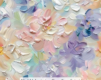 Flower Power Cotton Fabric by the Yard - NinthIsle Inspiration Exclusive Creative Art Bulk Order Available