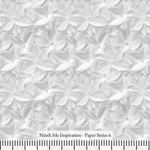 Paper Cotton Fabric by the Yard - NinthIsle Inspiration Exclusive Creative Art Bulk Order Available