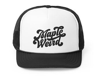 MAPLEWEIRD Script Trucker Caps