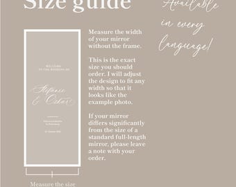 Additional charge for new mirror width