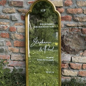 Gepersonaliseerde satijnen linten | Naamkaartje voor plaatskaartjes | Bruiloftsbedankje | Gepersonaliseerde strik voor glas