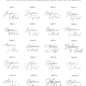 Adesivos de espelho personalizados para casamentos em vários tamanhos | Adesivo de espelho para casamento | Placa de casamento | Decalque de espelho para casamento imagem 2