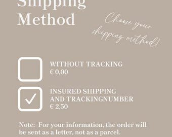 Shipping upgrade with tracking