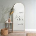 Mirror Plot | Wedding Decal | Personalized Wedding Sign | Plotter Vinyl Sticker | | Welcome Sign | Wedding Sign product logo
