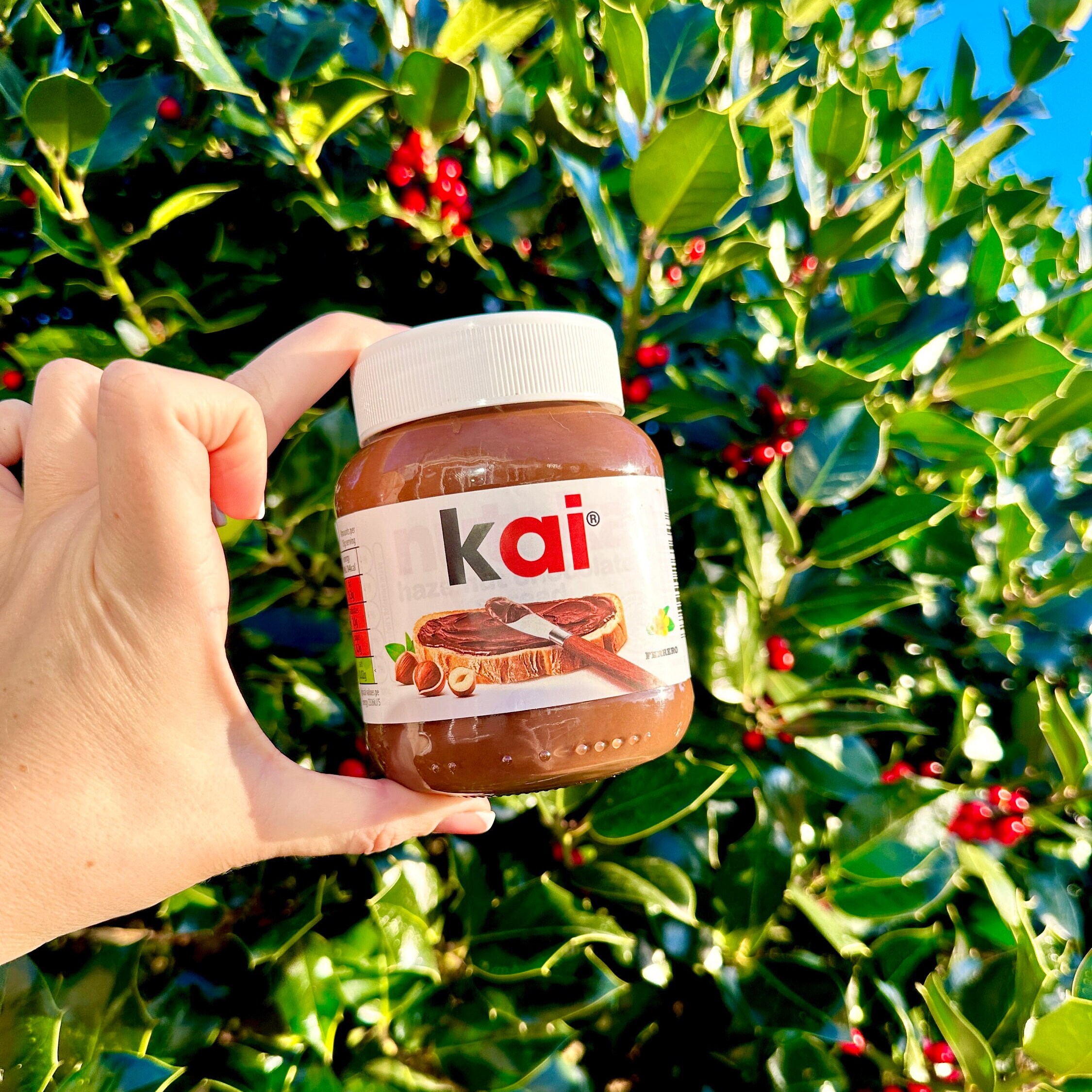 Personalised Nutella Label Sticker Funny Novelty Gift Birthday ...