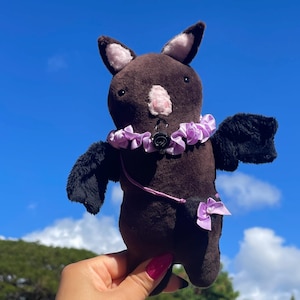 Halloween handmade bat plush, 8.5 inches| kawaii plush, cute plush