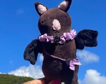 Halloween handmade bat plush, 8.5 inches| kawaii plush, cute plush