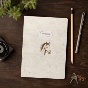 Horse Lover Notebook Western Cowgirl Journal Equestrian Gift for Women Horse Girl School Notebook College Student Gift Dorm Room Essential