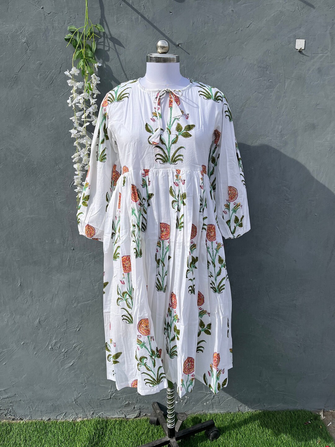cotton tie dye dresses Mustard Tie-Dye Dress with Mirror Work Embroidery Colour:floaty blue Disney Princess Aurora Pink chiffon v neck wedding dress
