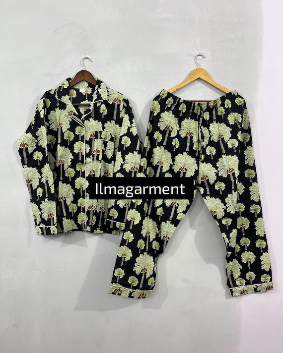 Black Solid Floral Hand Block Printed Pure High Quality Cotton