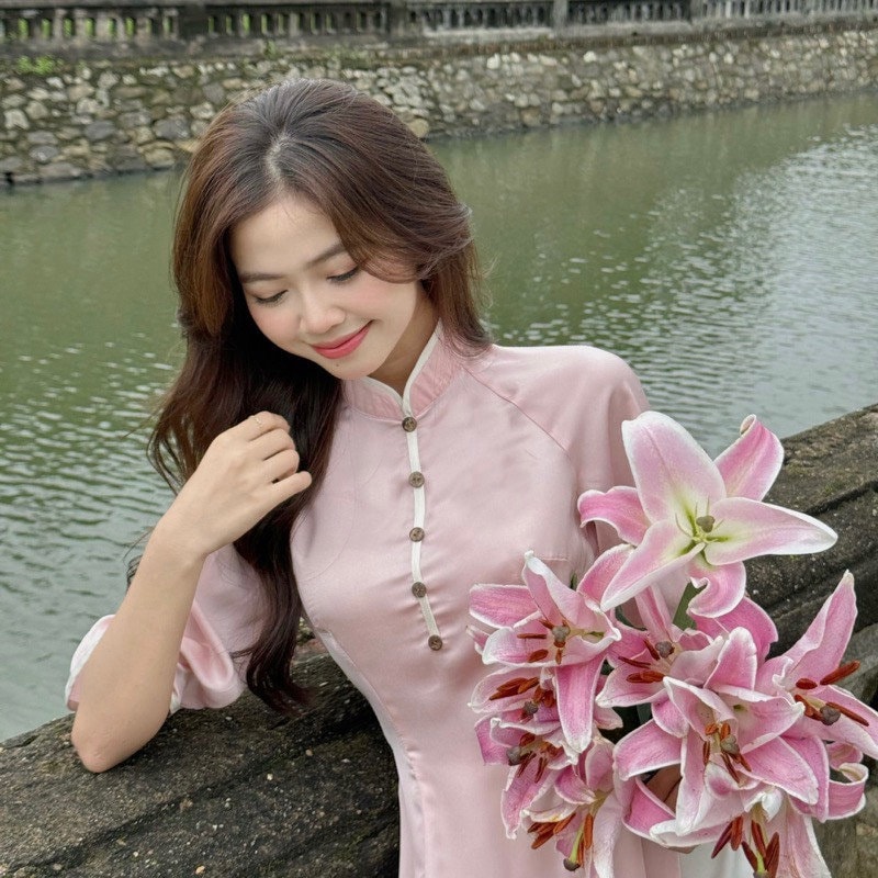 [No 258] ベトナムアオザイ(Áo dài Việt Nam) Pre-made Modernized Vietnamese Ao Dai | Ao Dai Cach Tan| Ao