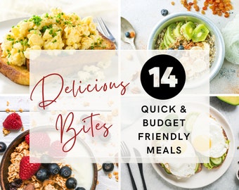 7 Day Delicious Meals. Quick, healthy & Budget friendly