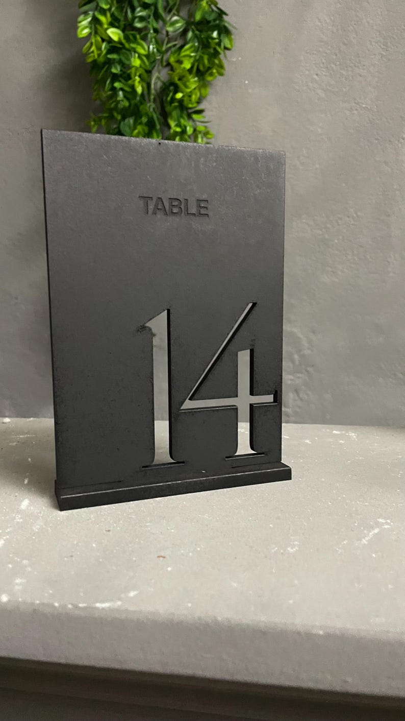 Custom Wooden Table Numbers for Conferences and Corporate Events - Etsy