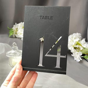 Custom Wooden Table Numbers for Conferences and Corporate Events - Etsy