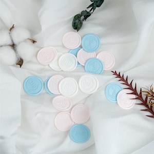 Handmade wax seal, customized wax seals for Initials, Custom Self Adhesive wax seal stickers