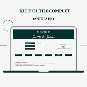 Complete tool kit - 6 tools in 1 - Wedding Collection