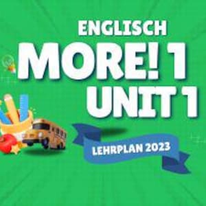 ENGLISH MORE! 1 // UNIT 1 - (Curriculum 2023) - Flashcards / Indexcards