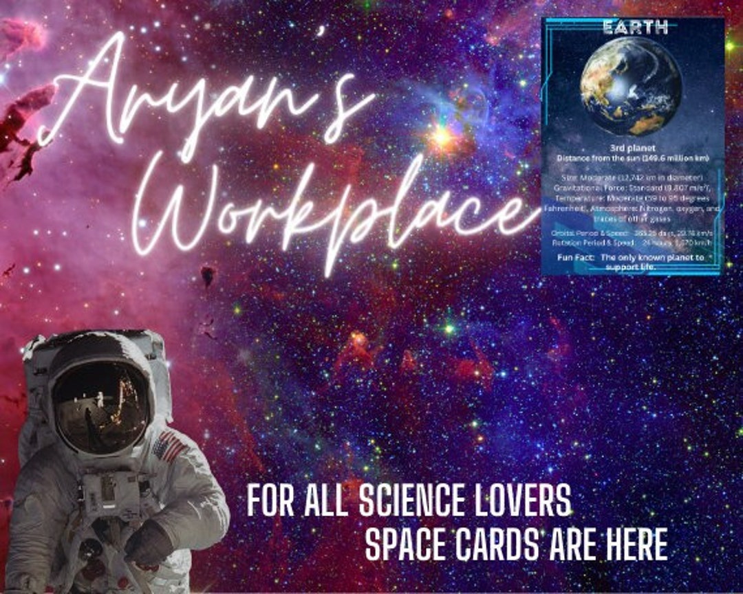 Printable PDF Solar System Cards Solar System Educational Flashcards ...