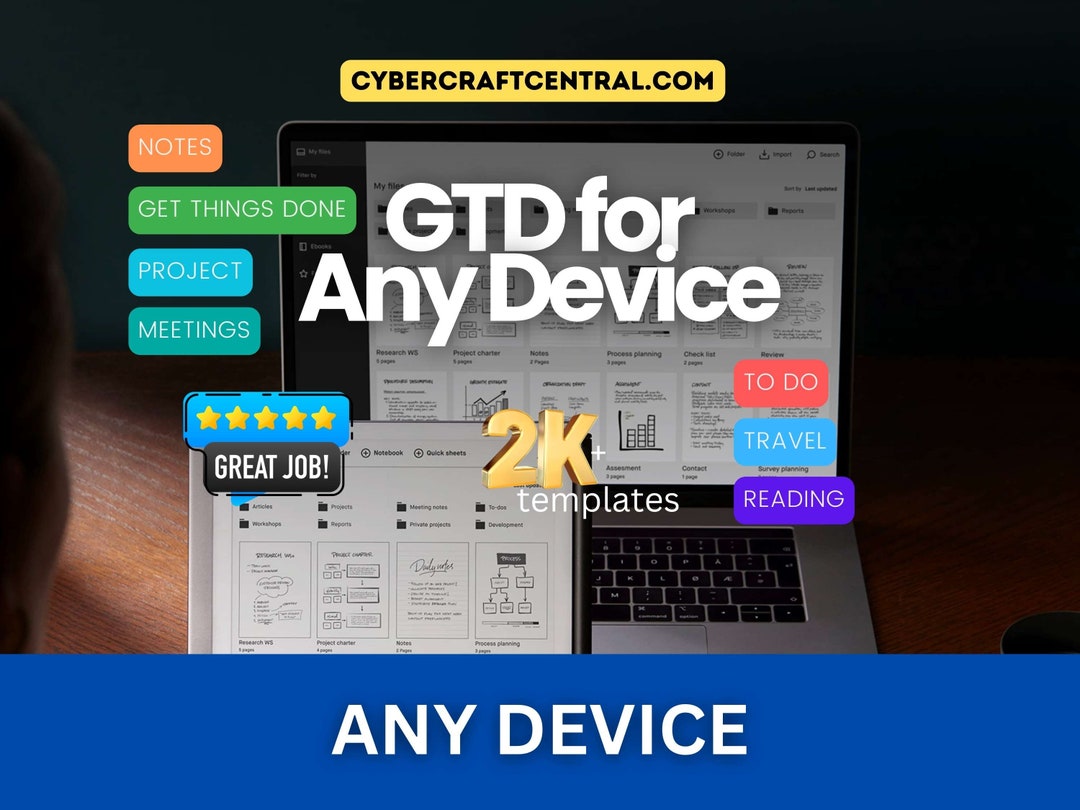 Remarkable 2 Template: GTD Digital Planner Boost Productivity With ...