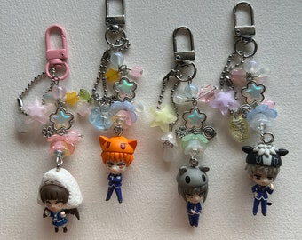 Fruits Basket Beaded Keychains
