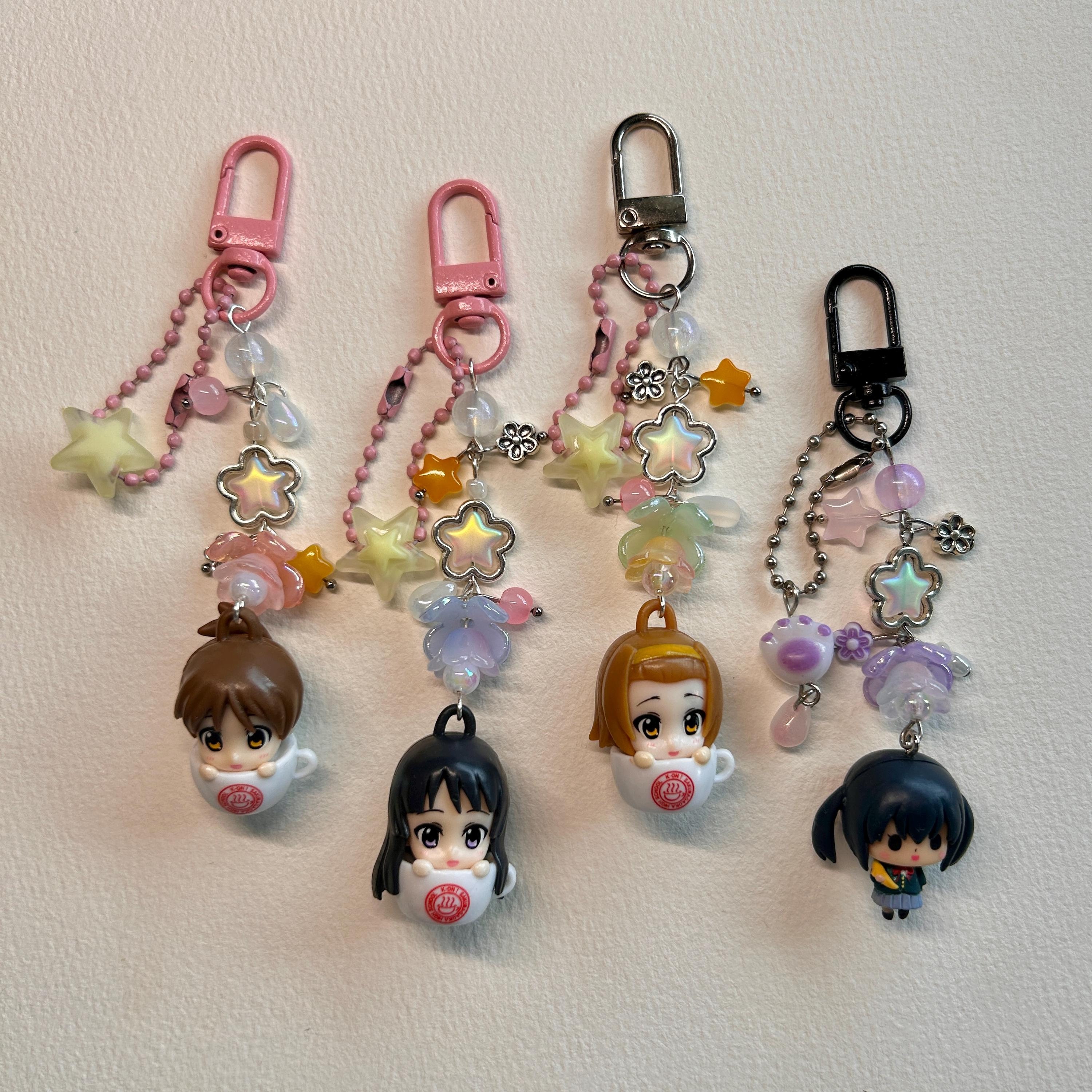 K-ON! Beaded Keychains - Etsy