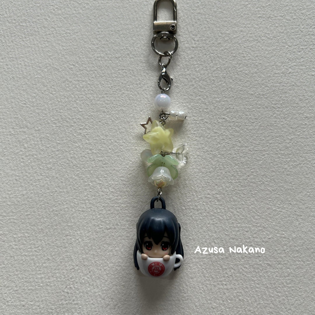 K-ON! Beaded Keychains - Etsy