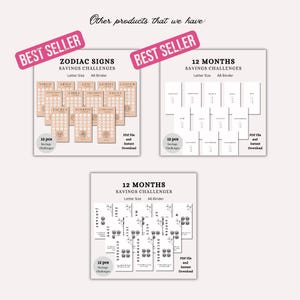 Cash Tracker Inserts Printable A6 Cash Tracker for Cash Envelopes Cash Stuffing Cash Envelopes Expense Tracker Savings Tracker image 8