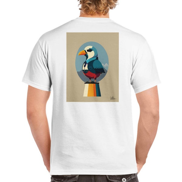 seagull gentleman heavy unisex T-shirt