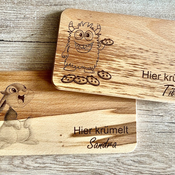 Frühstücksbrett personalisiert, Brettchen personalisiert, Babygeschenk Geburt, Holzbrett personalisiert, Geschenk Geburt, Brotzeit, Kinder