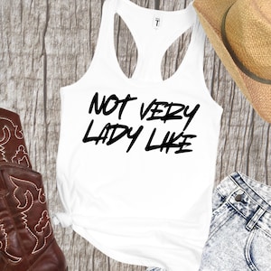 Sarcastic Feminist Racerback Tank Top: Funny Workout Gym Shirt