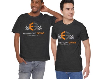 Energy Gym T-Shirt: Custom Design Fitness Apparel