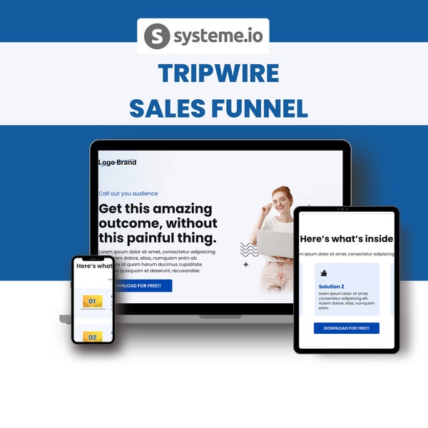 Systeme.io Tripwire Sales Funnel Templates