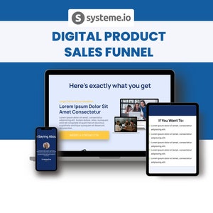 Systeme.io Digital Product Sales Funnel Templates