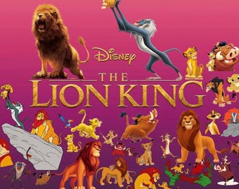 The Lion King Cliparts Bundle: Simba, Hakuna Matata (PNG SVG Digital Files) Simba svg and png | The lion king cricut